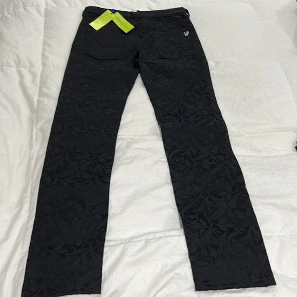 NEW Versace embossed skinny black jeans size 31